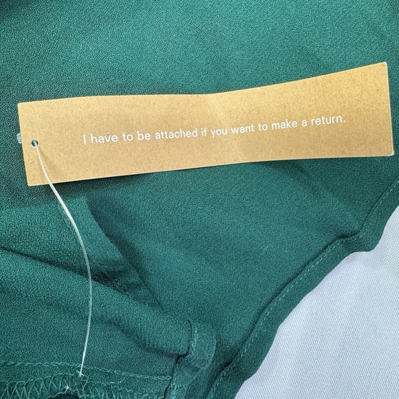 NEW Reformation Gavin Emerald Greem Midi Dress Cut Out Back Size 6 Wedding Party - Picture 12 of 15